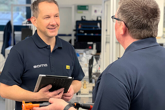 SOMA Connect: über 50 Jahre Erfahrung in Prüftechnik